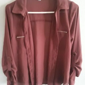 Medium size cardigan blouse